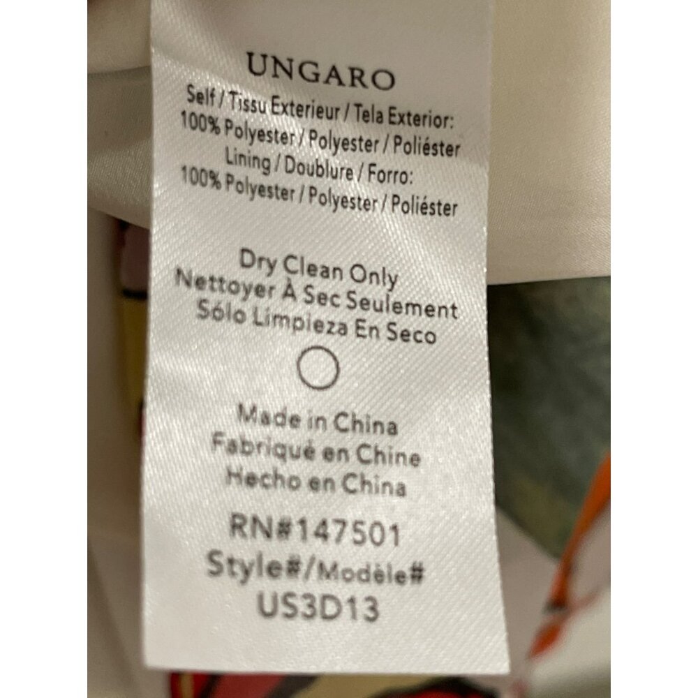 Ungaro $995 Ambrose One Shoulder Floral Maxi Dress XS NWT - Picture 11 of 12